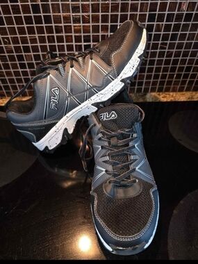 FILA Black & White Men's Athletic Sneakers